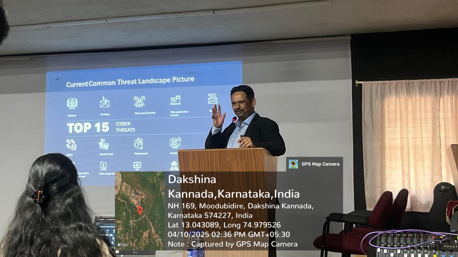 Technical talk on AI based Cyber Security.